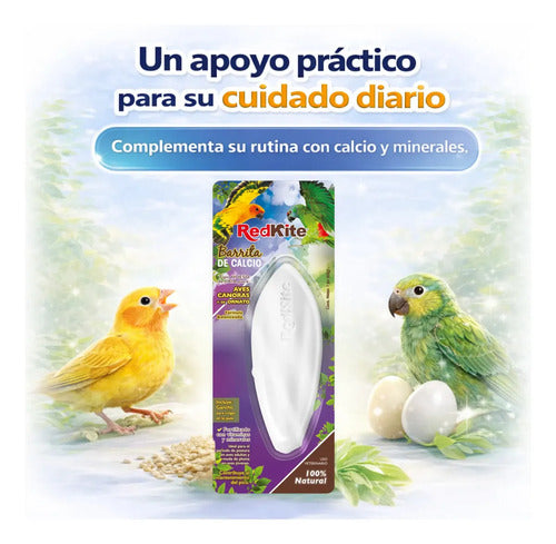 Hueso De Jibia Para Aves De Ornato Barra De Calcio 40 Gr Vitamina A D3 Y Magnesio Auxiliar Para Desgaste Natural De Pico Y Garras Ideal En Postura Y Muda De Pluma