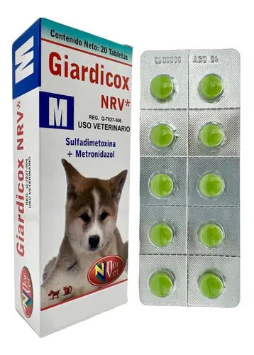 Giardicox Nrv M Norvet Sulfadimetoxina 20 Tabletas Norvet