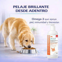 Aceite De Salmón Omega 3 Y 6 Para Perros Y Gatos 490 Ml