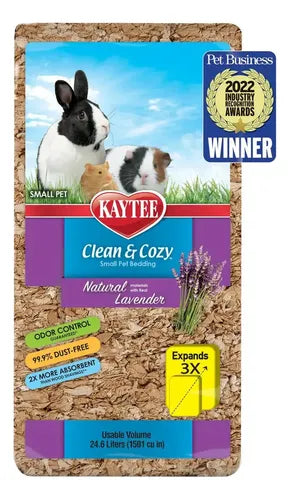 Sustrato Clean & Cozy Natural Con Lavanda 24.6 L Kaytee