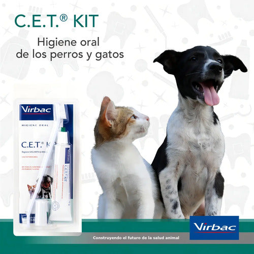 Pasta De Dientes Perro Gato Virbac C.e.t Menta Incluye Cepillo 70g