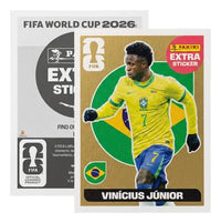 Extra Stickers Originales Panini Mundial 2026 A Elegir Vinicius Junior Oro 2026