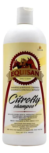Equisan Citrofly Shampoo Para Caballo 946 Ml Aloe Vera