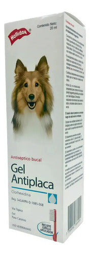 Holliday Gel Antiplaca Bioclin Perros Gatos 20ml Sin Sabor Con Cepillo
