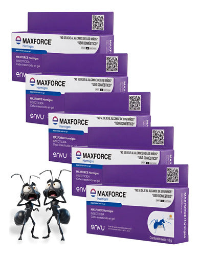Maxforce Hormigas Envu 10 g - Paquete con 5 Piezas