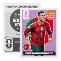 Extra Stickers Originales Panini Mundial 2026 A Elegir Cristiano Ronaldo Morado 2026
