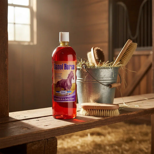 Danol Horse Shampoo Jabon Liquido Para Caballos Fiori 1l