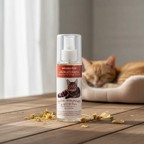 Aromaterapia Golden Dog Relajante Para Gatos 150 Ml