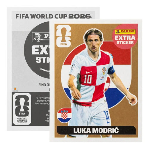 Extra Stickers Originales Panini Mundial 2026 A Elegir Luka Modric Bronce 2026