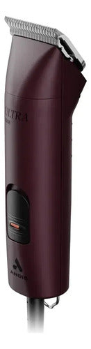 Máquina De Estetica Canina Cortar Pelo Para Perros Andis Agc 2 Velocidades Con Cuchilla Desmontable Color Guinda Oscuro