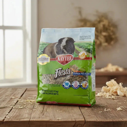 Alimento Premium Kaytee Fiesta Cuyo Frutas Y Verduras 1.13kg