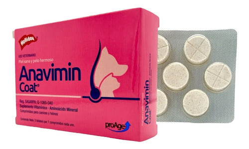 Suplemento Vitaminico Anavimin Coat Holliday 21 Comprimidos