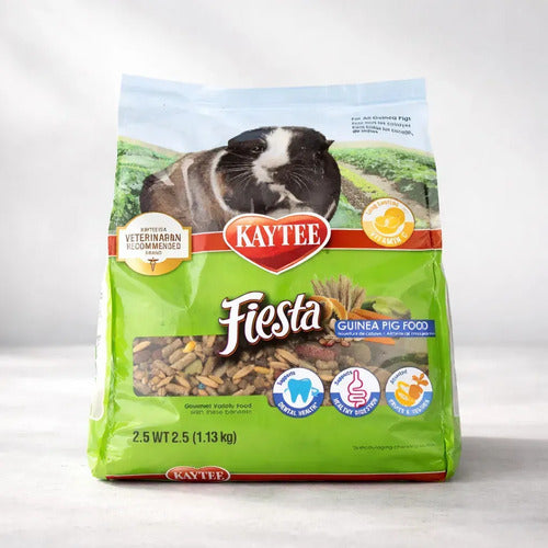 Alimento Premium Kaytee Fiesta Cuyo Frutas Y Verduras 1.13kg