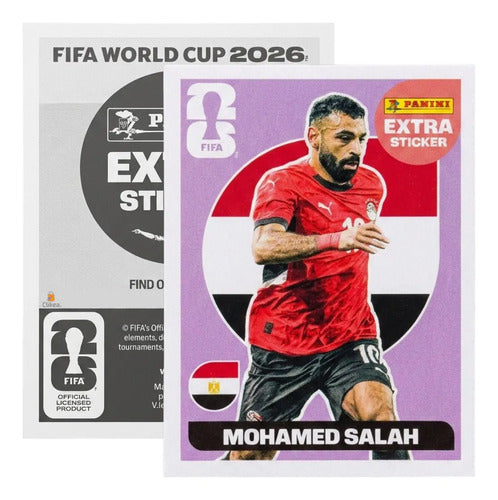 Extra Stickers Originales Panini Mundial 2026 A Elegir Mohamed Salah Morado 2026