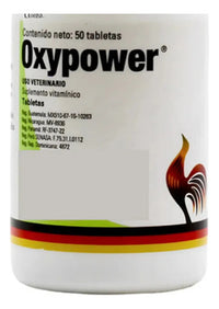 Oxypower Reconstituyente Vitaminico Aves Vetinova 50 Tabs