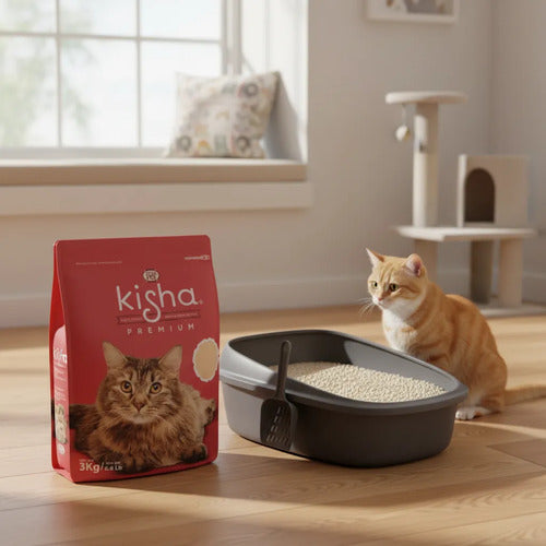 Kisha Arena Premium Para Gato Aglutinante Premium 3kg