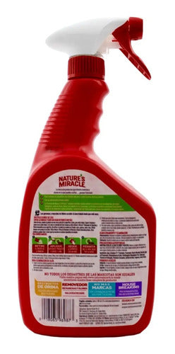 Eliminador De Manchas Y Olores Natures Miracle 946ml Mascota