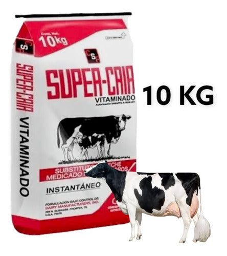Super Cria Substituto De Leche Para Becerro 10 Kg Vitaminado