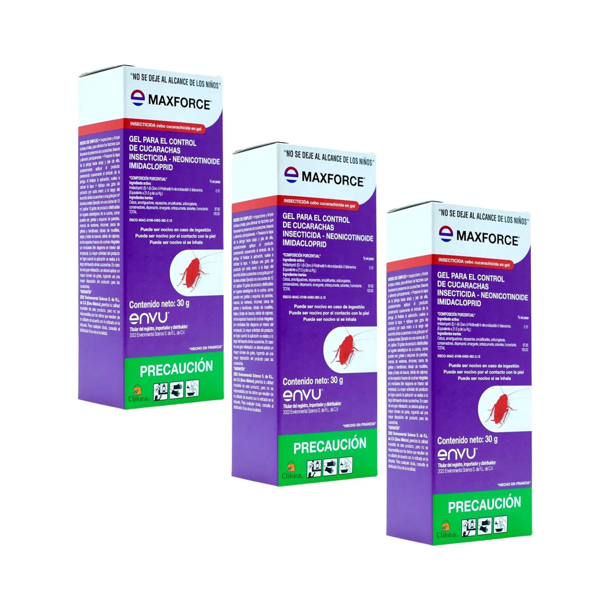 Maxforce Gel Envu 30 g - Paquete con 3 Piezas — vista original de mayor resolución, presentación e información conservadas