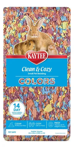 Sustrato Kaytee Clean & Cozy Rojo 24.6l Para Conejos Y Hámsters