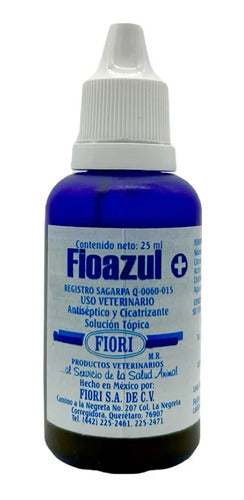 Fioazul Azul Cicatrizante De Heridas 25 Ml Animales Fiori