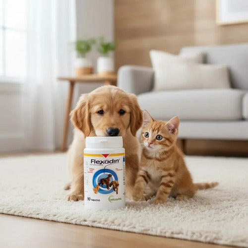 Flexadin 90 Comprim. Condroprotector Natural Perros Y Gatos