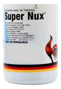 Super Nux Estimulante Del Apetito Gallos Vetinova 50 Tabs