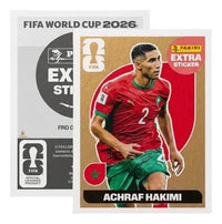 Extra Stickers Originales Panini Mundial 2026 A Elegir Achraf Hakimi Bronce 2026