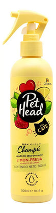 Pet Head Spray Baño En Seco Felin Good Gato 300 Ml Limon-fresa