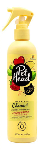 Pet Head Spray Baño En Seco Felin Good Gato 300 Ml Limon-fresa