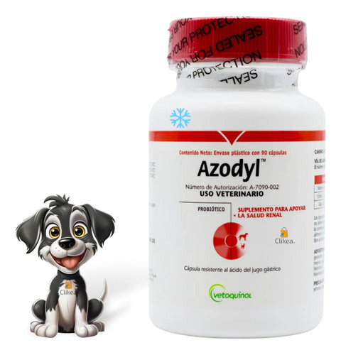 Azodyl Original Vetoquinol Frasco 90u. Con Hielera