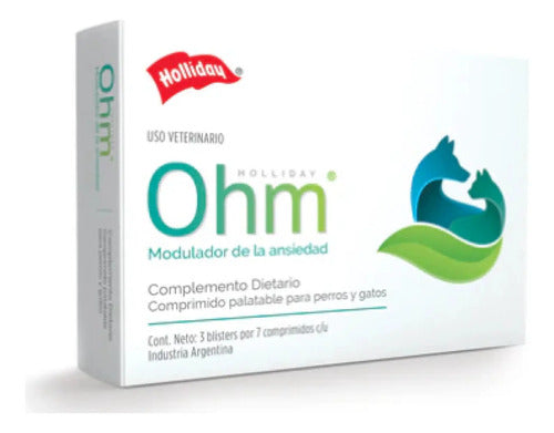 Modulador De Ansiedad Ohm Perros Y Gatos Holliday 21 Tab
