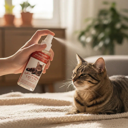 Aromaterapia Golden Dog Relajante Para Gatos 150 Ml