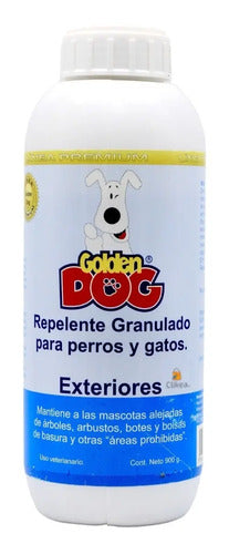 Repelente Granulado Para Perros Y Gatos Golden Dog 900 G
