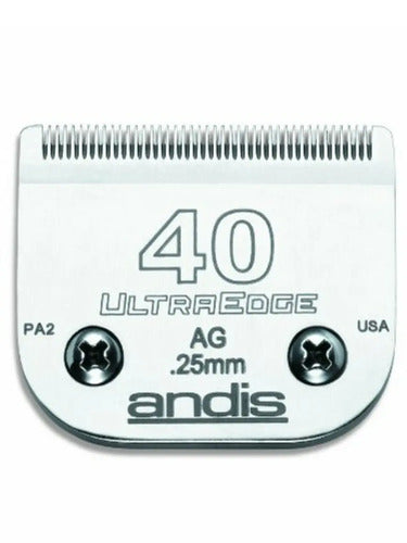 Cuchilla Andis Numero 40 Nueva Gris