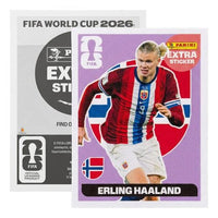 Extra Stickers Originales Panini Mundial 2026 A Elegir Erling Haaland Morado 2026