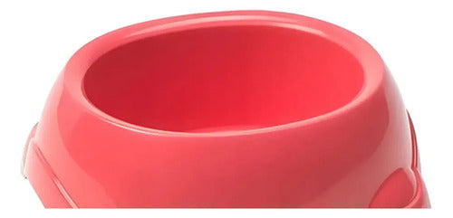 Plato Para Mascotas Smarty Bowl Mediano 735 Ml Coral Claro
