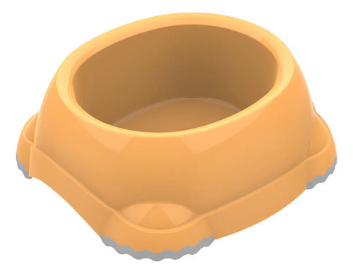 Plato Para Mascotas Smarty Bowl Chico 315 Ml Naranja Claro