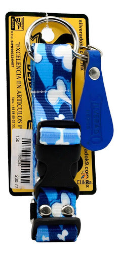 Collar Silverado Para Perro Grosor 3 Cm Estampado Variado