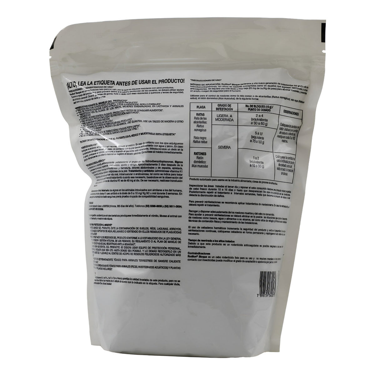 Rodilon Bloque Envu 1 kg Rodenticida — vista original de mayor resolución, presentación e información conservadas