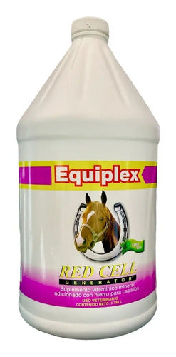 Suplemento Vitaminico Red Cell Equiplex Para Caballos Galon