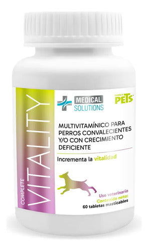 Ms - Complete Vitality Vitaminas Para Perros (60 Tabletas)