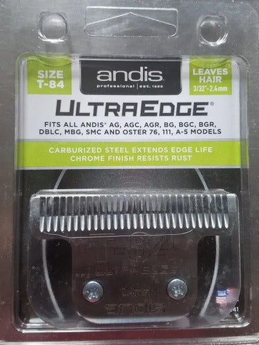 Cuchilla T-84 Ultraedge Nueva 2.4mm Andis