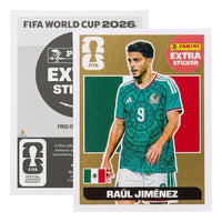 Extra Stickers Originales Panini Mundial 2026 A Elegir Raúl Jiménez Oro 2026