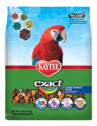 Alimento Guacamayas Kaytee Exact Rainbow Croquetas Nutrición 1.8 Kg