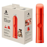 Molinillo Andis Pet Eléctrico Para Uñas De Perros Y Gatos Con Batería De Larga Duración Naranja Claro Mediano