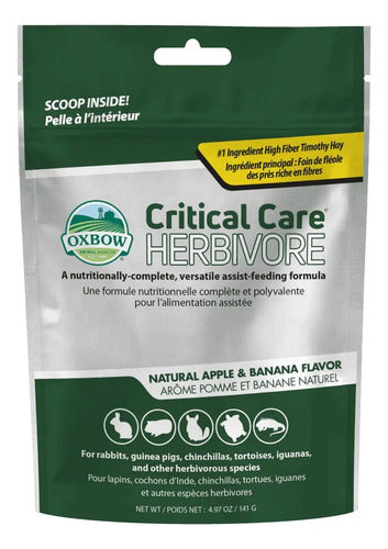 Oxbow Critical Care Alimento Recuperación Conejo Chinchilla Cuyo 141g