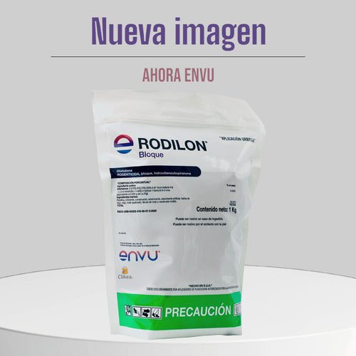 3 Bolsa 1kg Envu Rodilon Bloque Repelente Ratas Ratones
