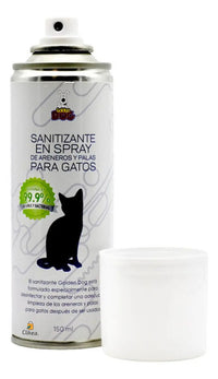 Sanitizante En Spray De Areneros Y Palas Para Gatos 150 Ml