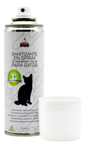 Sanitizante En Spray De Areneros Y Palas Para Gatos 150 Ml